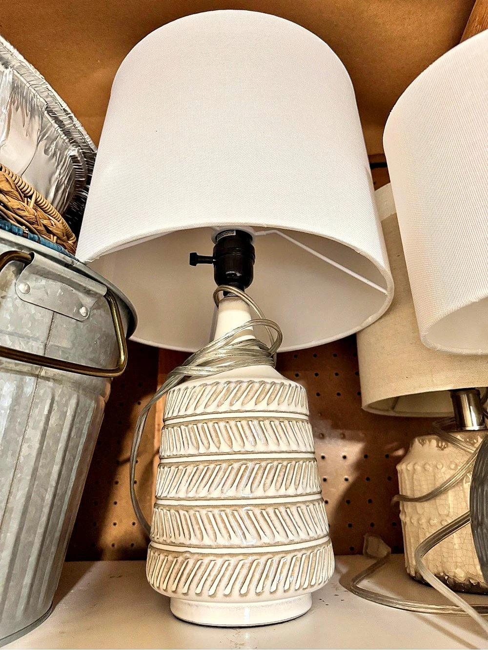 White Table Lamp Decor